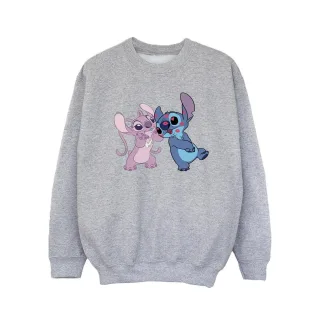 Disney Lilo & Stitch Kisses Sweatshirt für Mädchen (Sport grau)