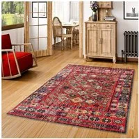 Pergamon Orientteppich Designer Teppich Vintage Zoe Orient Modern Bordüre, Rechteckig, Höhe: 6 mm