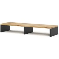 Vicco Schreibtisch Tomy, Anthrazit/Goldkraft Eiche, 80 x 12 cm (1-St)