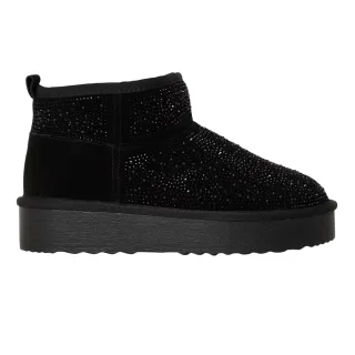 Steve Madden - "Clydes" Stiefel für Damen, Wildleder, Plattform-Absatz (Schwarz)