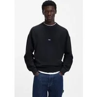 HUGO Strickpullover Relaxed Fit, Rundhalsausschnitt, softe Strickqualität