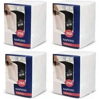 WestCraft Papierserviette Spender Marken Servietten für weiß Original 8,5 x 12,5cm, (1000 St), Spenderservietten 1/8 Falz