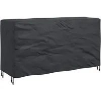 vidaXL Gartenmöbel-Schutzhülle Möbelbezug Uni Schwarz 180 x 70 x 90 cm 210D (1-St)