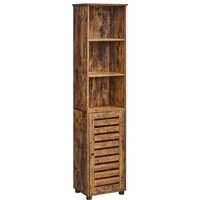 VASAGLE Badkommode Badezimmerschrank Hochschrank, verstellbare Einlegeböden