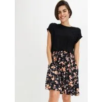 bonprix Midikleid für femininen Look, Jerseykleid, aus Viskose-Mix, bequeme Passform