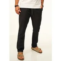 CARISMA Stoffhose in Leinen-Optik im Chinohose Stil mit Gummibund & Kordel - Sommerhose Herren luftige Freizeithose - Ideal für den Sommer & warme Tage