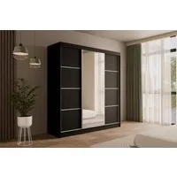 ALTDECOR Schiebetürenschrank V2-LOFTIA (Kleiderschrank Garderobenschrank mit viel Stauraum Moderner Schrank) Spiegel Spiegeltüren Vielseitiger Schwebetürenschrank