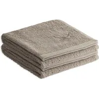 Sansibar Sylt Handtuch Set Sansibar Sylt Handtuch 2er Set Frottier-Serie „Classic“, (2er Set), mit hochwertiger Sansibar Säbel-Stickerei