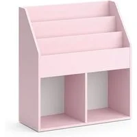 Vicco Bücherregal Luigi, Rosa, 72 x 79 cm ohne Faltboxen, 1-tlg.