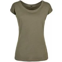 Build Your Brand Rundhalsshirt Ladies´ Wide Neck Tee Rundhalsausschnitt