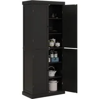 COSTWAY Küchenbuffet Küchenschrank Vorratsschrank 185cm, weiß
