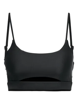 ONLY - ONLAMALFI PEEK-A-BOO BIKINI TOP black - Gr. - S