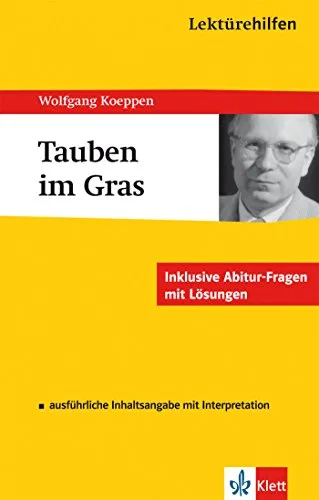 Lektürehilfen Wolfgang Koeppen "Tauben im Gras". Ausführliche Inhaltsangabe und Interpretation [Broschiert] [2012] Reisner Hanns-Peter Koeppen Wolfgang