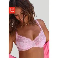 LASCANA Bügel-BH Wanda mit floraler Stickerei Spitze, Dessous – auch ideal für große Größen