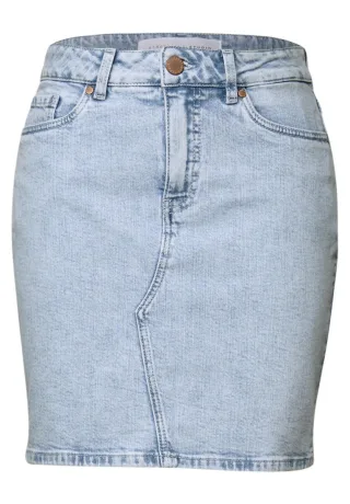 Street One Studio - Jeansrock im Bleached-Look blau - Gr. - 40