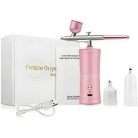 Athlix Airbrush-Kompressor Airbrush mit Kompressor zum Nagellackieren kabellos Sprühpistole, 360 kPa Luftdruck - Ideal für feine Detailarbeiten