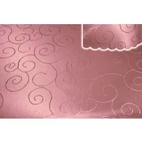 Haus und Deko Tischdecke Tischdecke rund 160 cm Durchmensser damast Ornamente bügelfrei flecke (1-tlg)