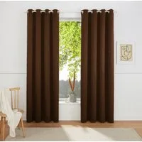 OTTO home Vorhang SOLA (1 St), Ösen, verdunkelnd, Polyester, blickdicht, Ösen-Aufhängung, wärmeabweisend, 1er oder 2er Set