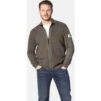 Jan Vanderstorm Strickjacke THORSKARVAR mit Kontrastdetails