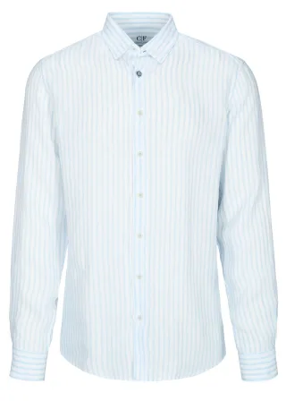COMMANDER Finest Clothing - Hemd, 1/1 Arm chambray blue - Gr. - XL