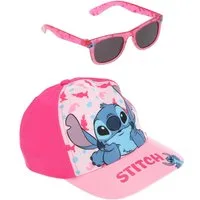 Disney Baseball Cap Disney Stitch Kinder Basecap Baseball Kappe Mütze plus Sonnenbrille (1-St) Gr. 52