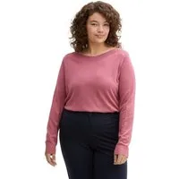 TOM TAILOR PLUS Strickpullover mit U-Boot Ausschnitt