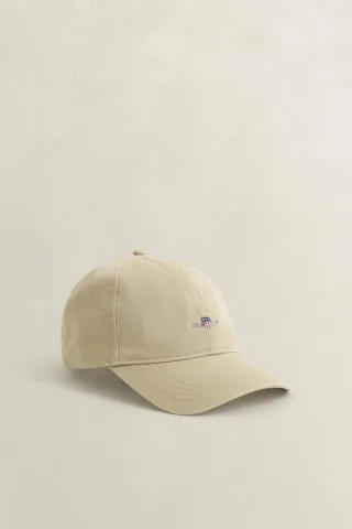 GANT - Shield Cap aus Baumwolltwill oat beige - Gr. - OS
