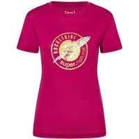 SUPER.NATURAL Funktionsshirt Merino T-Shirt W ROCKET140 TEE funktioneller Merino-Materialmix