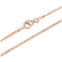 Unique Silberkette Venezianerkette 1,2 mm aus rosévergoldetem 925er Silber VC0012-R