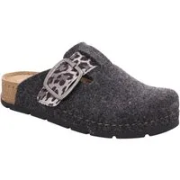 Rohde SOAVE Pantoffel Hausschuh, Filz Clog, Homeslipper mit Plateausohle