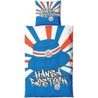 FC Hansa Rostock Bettwäsche Hansa Rostock Microfaser-Bettwäsche Fischerhut