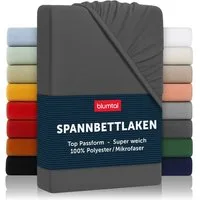 Blumtal Spannbettlaken Bettlaken aus Mikrofaser, Mikrofaser, Gummizug: rundum, (1 Stück)