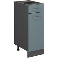 Vicco Unterschrank R-Line, Blau-Grau/Anthrazit, 30 cm ohne Arbeitsplatte (1-St)