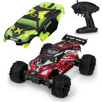 Overmax RC-Auto MONSTER 3.5 SPORT (2 Bodykits, Sport Rot und Schwarz-Grün Body Kit), 2x Akku / 40 min / 4x4 / Extra Bodykit / 3.5 Sport Rot