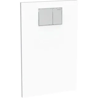 Geberit Designplatte für Geberit AquaClean für WC-Aufsatz Glas weiß, 115324SI1 115324SI1