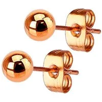 Taffstyle Paar Ohrstecker Kugeloptik Ohrringe Edelstahl runde Kugel Perle Damen & Herren (Zeitlose Kugel Ohrstecker in edlen Farben - Ideal auch zum verschenken für Frauen zum Geburtstag, Weihnachten, Valentinstag)