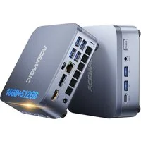 ACEMAGIC Mini PC Win-11 PRO, Intel Core i5-14500HX, 16 GB DDR4 RAM+512 M.2 SSD Mini-PC (Intel Core i5-14500HX 14500HX, Intel® Core™ i5-14500HX Processor, 16 GB RAM, 512 GB SSD, Hochgeschwindigkeits-Zentrifugallüfter + 2 Kühlkupferrohre + Doppelte Kup