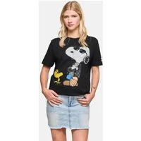 Princess goes Hollywood Print-Shirt (1-tlg) mit Snoopy-Print mit Strasssteinen