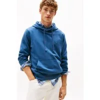 Tommy Hilfiger Hoodie ESSENTIAL TERRY mit Tunnelzug und Flag-Stickerei