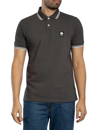 Pretty Green Rayner Polohemd, Grau