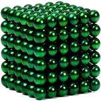 FurniSafe FurniSafe Neocube 5 mm Magnetkugeln Grün Set mit 216 Kugeln Magnetspielbausteine
