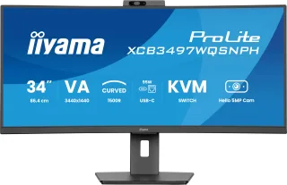 Iiyama ProLite XCB3497WQSNPH-B1 | xcb3497wqsnph-b1 | LED-Monitor - gebogen