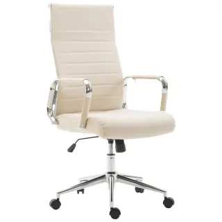 CLP Drehstuhl, Creme, Metall, 58x105x66 cm, Arbeitszimmer, Bürostühle, Drehstühle