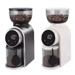 [EU Direct] NovuLife Electric Burr Coffee Grinder with 25 Grind Settings CNC Stainless Steel Burr 250g Bean Capacity Ant