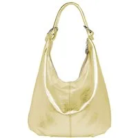 Caspar Schultertasche Damen Vintage Leder Tasche Hobo Bag - CLASSIC LINE - Modell No.617, 100% italienisches Veloursleder, samtig weich, angenehmer Tragekomfort