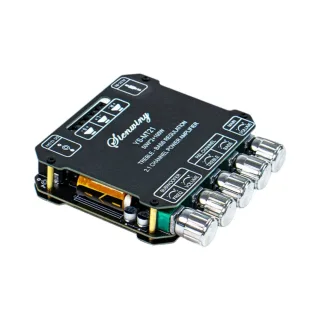 YS-MT21 Bluetooth Digital Amplifier Board 2.1 Channel 200W High-Power Dual Input Multi-layer Protection AUX Audio Subwoo