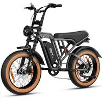 Vankel E-Bike Mountainbike Fat E-Bikes E-Fahrrad Damen u. Herren 960 WH Pedelec Max.120 km E-MBT, Kettenschaltung, Heckmotor, 960 Wh, (Beleuchtungsset mit Batterieladegerät, Batterieschlüssel, Werkzeug), 20×4.0 All-Terrain Elektrofahrrad mit Shimano 