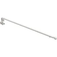INTERDECO Schwenkstange Cassina, ausziehbar, Wandmontage, Metall, Weiß, 13/9