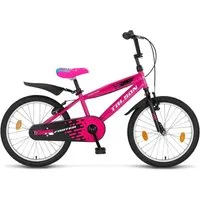 Talson Kinderfahrrad 20 Zoll Single Speed, inkl. Kettenschutz, Seitenständer und Zubehör Rosa