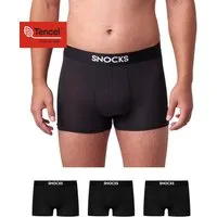 SNOCKS Boxershorts aus Modal (TENCEL) Enge Herren Unterhose (3-St) besonders weich und angenehm auf der Haut